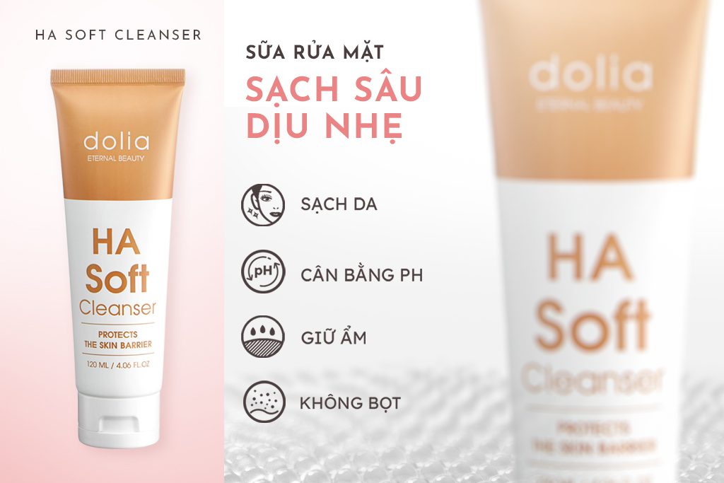 Công dụng của sữa rửa mặt Dolia
