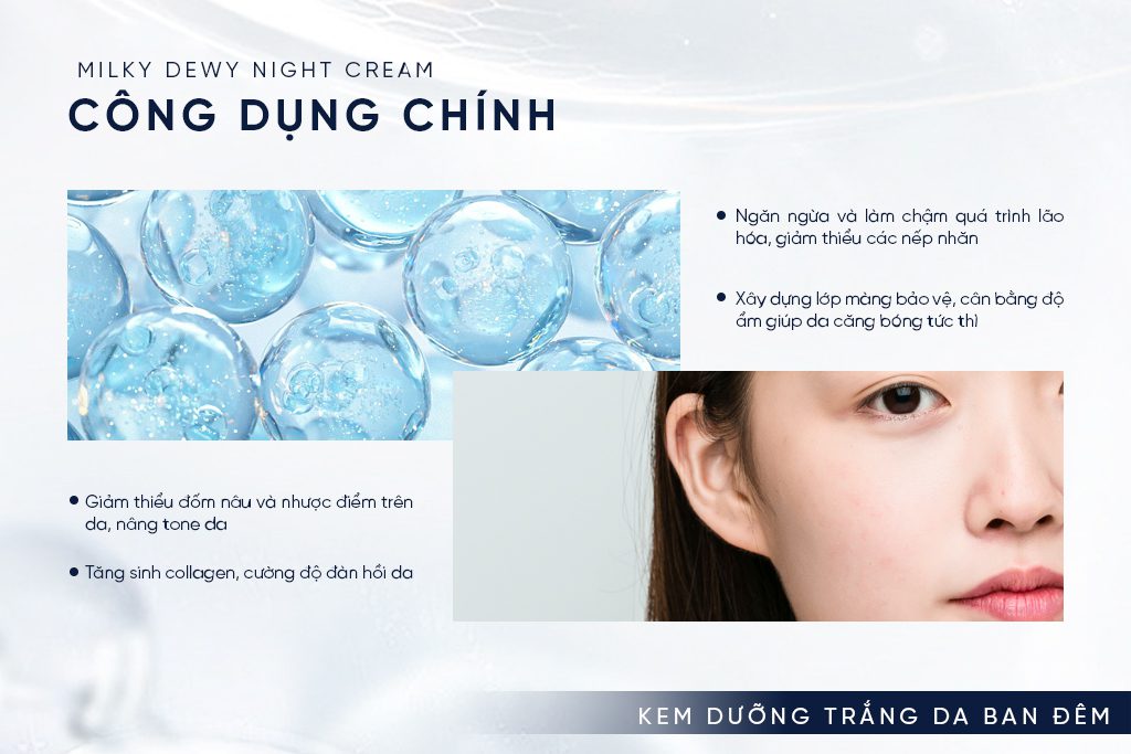 Công dụng kem dưỡng da Dolia