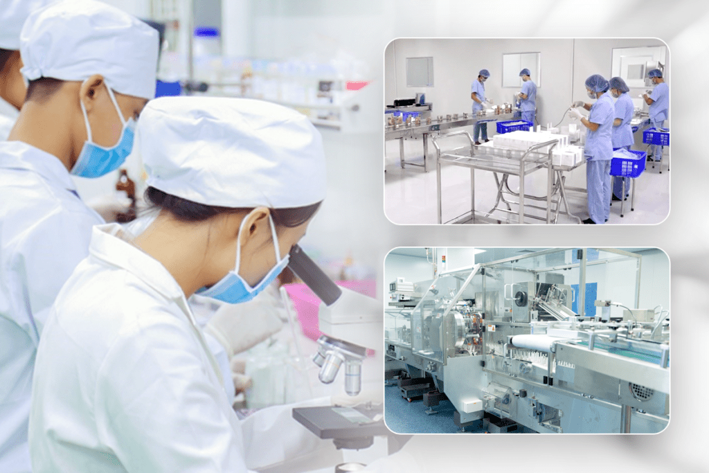 Quy trình sản xuất kem trị mụn Dolia